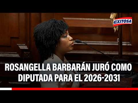 🔴🔵 Ronsagella Barbarán juró como diputada y mandó mensaje de reivindicación del fujimorismo