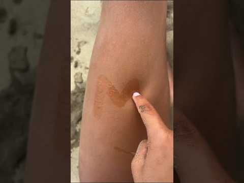 Girl's Sand TATTOO Suprised Everyone 🤯😲 #short #viralvideo