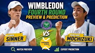 Jannik Sinner vs Shintaro Mochizuki | Wimbledon 4th Round | Preview & Prediction