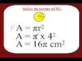 Exploring the Area of a Circle