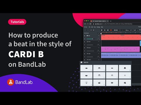 How to produce a Cardi B style beat using BandLab