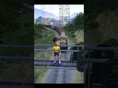Stealing Luxury Supercar From Running Train |GTA 5 Gameplay #shorts #gta5