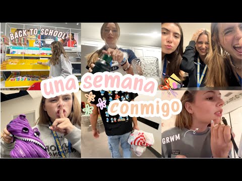 🇺🇸 Una semana conmigo | vuelta al High School 📚 material escolar y reencuentro con amigos