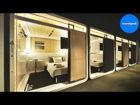 Overnight in Tokyo's Most Expensive Capsule Hotel like Star Wars | First Cabin Ichigaya