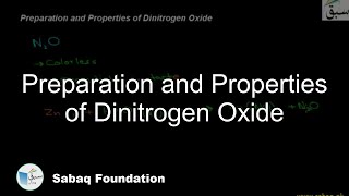 Preparation and Properties of Dinitrogen Oxide