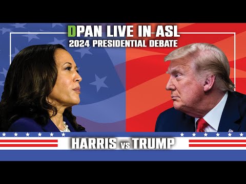 2024 Presidential Debates LIVE in ASL