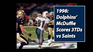 1998 Week 13 Saints at Dolphins Highlights