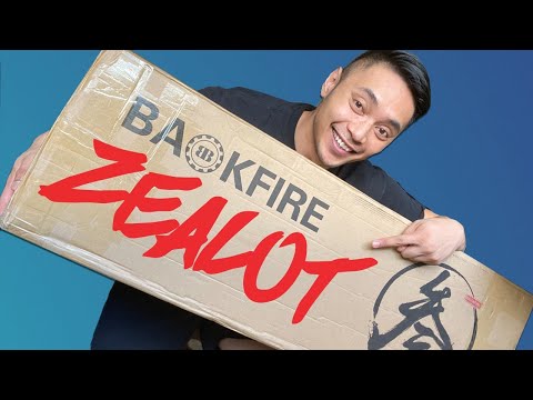 Backfire Zealot Electric Skateboard Unboxing