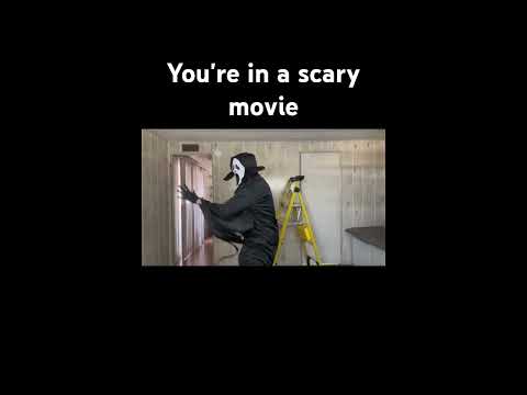 POV: You're in a scary movie #memes #scream #horrorshorts