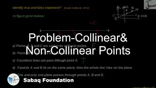 Problem-Collinear& Non-Collinear Points