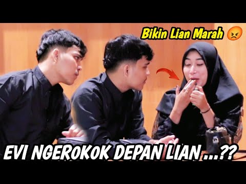 EVI NGE PRANK ROKOK DEPAN LIAN‼️AUTO BIKIN❓