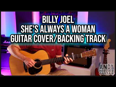 Billy Joel - She's Always a Woman Guitar Cover | Acoustic Rhythm Guitar