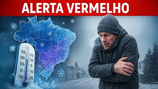 MAIOR ONDA DE FRIO DE 2025 - QUAIS CIDADES SERÃO ATINGIDAS?  QUANDO A ONDA DE FRIO VAI CHEGAR?
