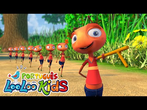 🫡 As Formigas Marcham e Mais Divertidas Músicas Infantis - LooLoo Kids Português