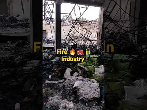Fire in Industry #mh13 #textile #solapur