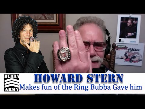 Howard Stern Makes Fun of Bubba's Gift - #TheBubbaArmy