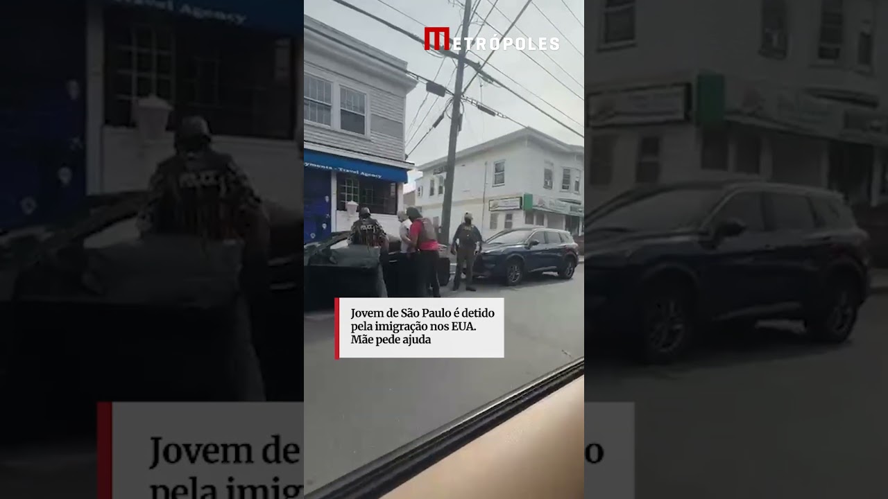 Jovem de São Paulo é detido pela imigração nos EUA. Mãe pede ajuda