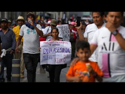 Protestos antigovernamentais em Lima