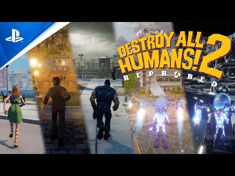 Destroy All Humans! 2 - Reprobed - Locations Trailer | PS5 Games