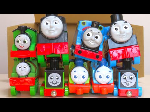 Thomas & Percy toys come out of the box