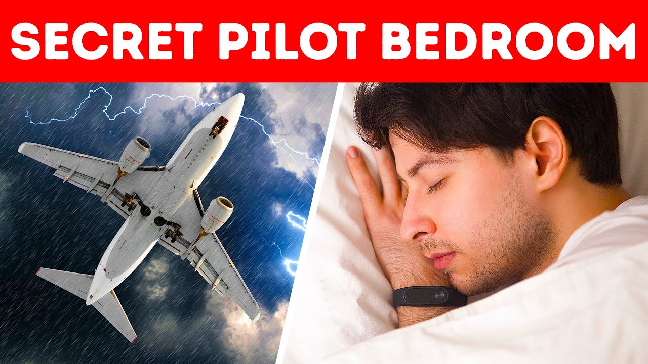 The Secret Place where Pilots sleep while Flying