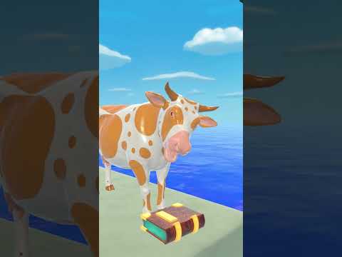 Tiger vs Cow, Kids Saving Battle #Funnyanimals #paintanimal #animalsgames