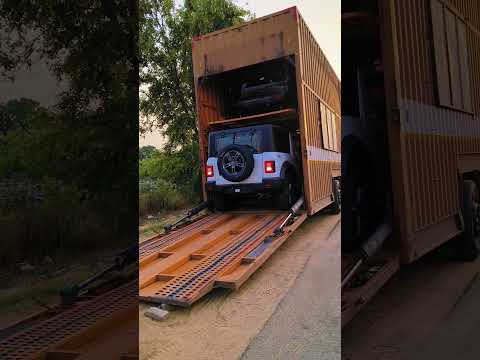 #shorts Delivery Of Mahindra Thar 🚜😱 #mahindrathar #thar #whitethar #pkpandit #1millionviews #viral