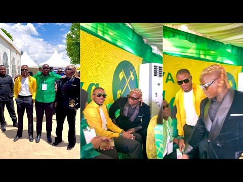 ALIKIBA NA HARMONIZE WAUNGANA KWENYE MKUTANO MKUU WA CCM DODOMA WATANGAZA KOLABO