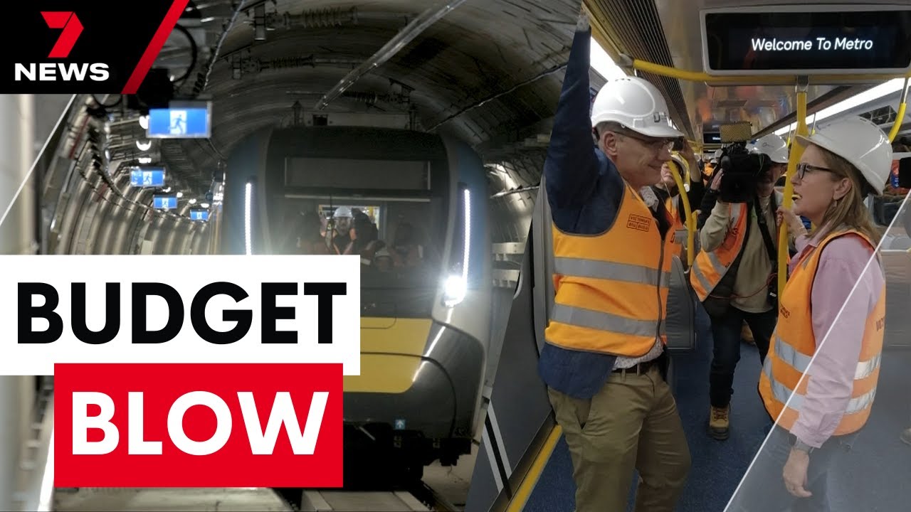  billion Metro Tunnel runs out of cash as taxpayers face a hefty bill | 7 News Australia