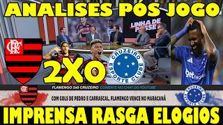 ANALISES PÓS JOGO FLAMENGO 2 X 0 CRUZEIRO ! IMPRENSA RASGA ELOGIOS AO MENGÃO OLHA SÓ O QUE FALARAM