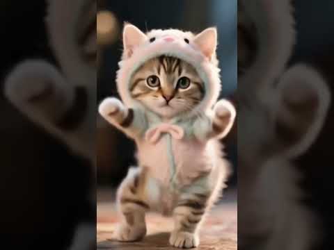 Kucing Dengan Kostum Lucu Joget Cinta Merah Jambu #kucinglucu #kucingjoget #cintamerahjambu #fyp