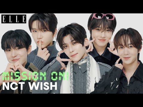 【NCT WISH】お菓子ASMRやお気に入り私物も公開🎧🤤　NCT WISHがミッション企画にTRY｜MISSION ON!｜ELLE Japan