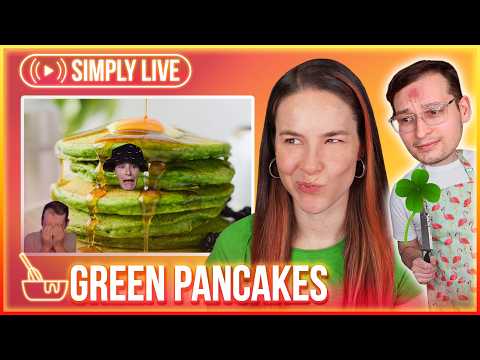 Simply's Unhinged Pancakes (🍀GREEN edition🍀) 🔴LIVE - Simplybakelogical