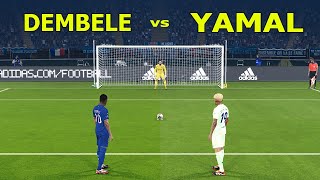 🔴LIVE : U.DEMBELE vs L. YAMAL |  PENALTIES  | PSJ vs BARSELONA | PES Gameplay