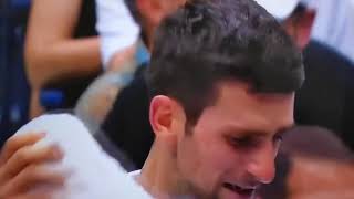 The dream was so close: Novak Djokovic crying