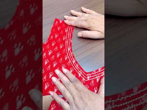 नार्मल धागे से एंकर थ्रेड वाला Design बनाना सीखें | Anchor Dhaga Blouse Design | #shorts #viralvideo