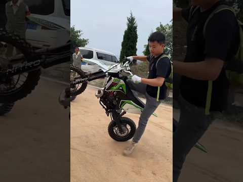 Yamaha’s New Stunt Bike for Kids! #shorts #yamaha #minibike #bike