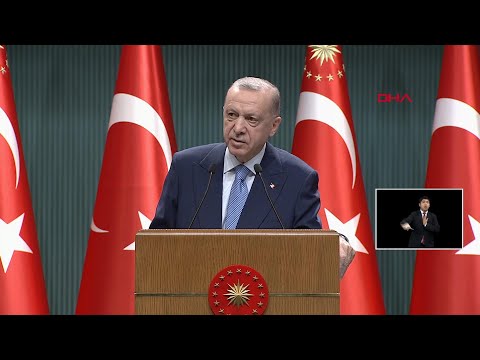 Cumhurbaşkanı Recep Tayyip Erdoğan Kabine Toplantısı sonrasında açıklamalarda bulundu