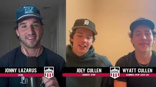 Jonny Lazarus talks with Wyatt and Joey Cullen