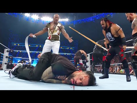 WWE 21 February 2025 The Rock Vs Roman Reigns Vs Jacob Fatu Vs Bloodline Vs All Raw SmackDown