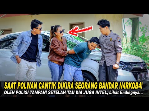 SAAT POLWAN CANTIK DIKIRA SEORANG BANDAR N4RKOB4 OLEH POLISI TAMPAN !Setelah Tau Dia Juga Intel???