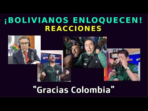 ¡Gracias Colombia! Hinchas de Bolivia explotan tras goleada a Venezuela