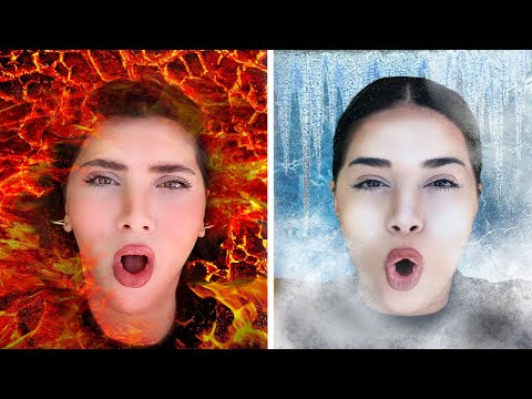 تحدي المسبح الحار 🥵ضد البارد🥶اصعب تحدي 😱