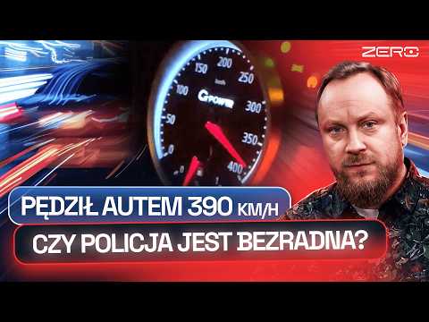 WRZUCIŁ DO SIECI FILM JAK JECHAŁ 390 KM/H. CO MOŻE ZROBIĆ POLICJA? I DROGOWE ZERO