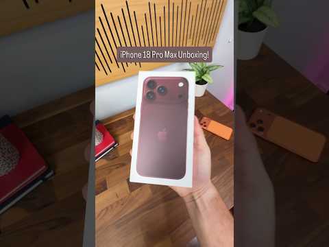 <strong>Apple</strong> iPhone 18 Pro Max Unboxing <strong>in</strong> Burgundy! Do you like this new color?? #<strong>apple</strong> #iphone18pro