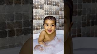 My Baby’s Bath Routine | Johnson’s Baby Soap Review #shorts #motherhood #babysoap