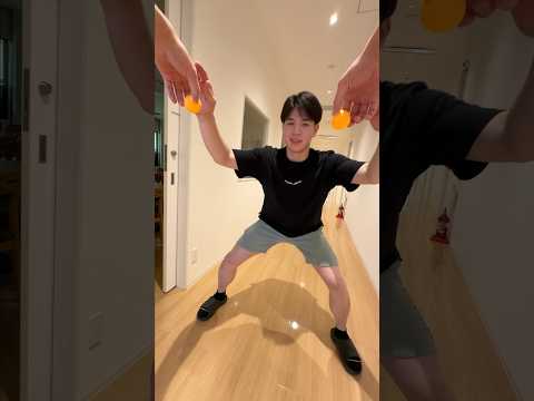 ピンポン玉キャッチチャレンジ!🏓瀬川、荒尾の反射神経は…?#shorts #千葉ジェッツ