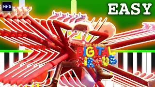 Caine Glitches Song - TADC Episode 8 hjsakldfhl - EASY Piano Tutorial