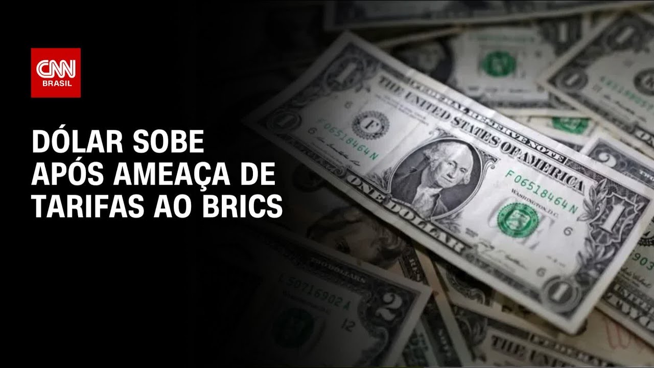 Dólar sobe após ameça de tarifas ao Brics | LIVE CNN