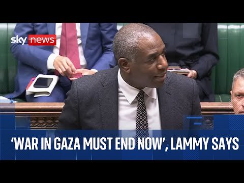 Foreign Secretary David Lammy delivers Commons statement on situation in Middle East